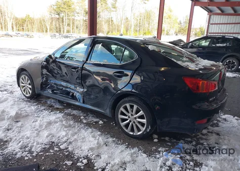 2009 Lexus Is 250 from USA, damaged, VIN JTHCK262395032015